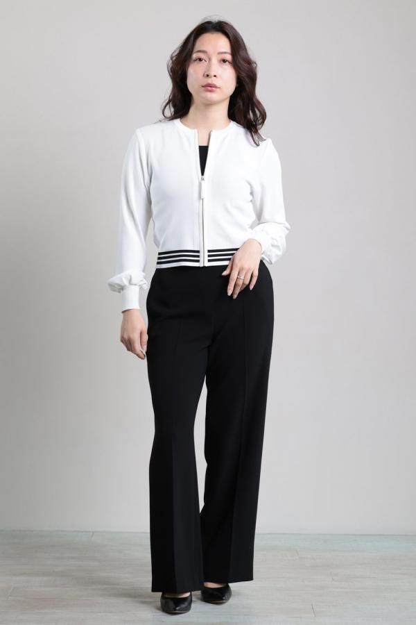 BORDERS at BALCONY(ボーダーズアットバルコニー) RAYON KNIT CARDIGAN