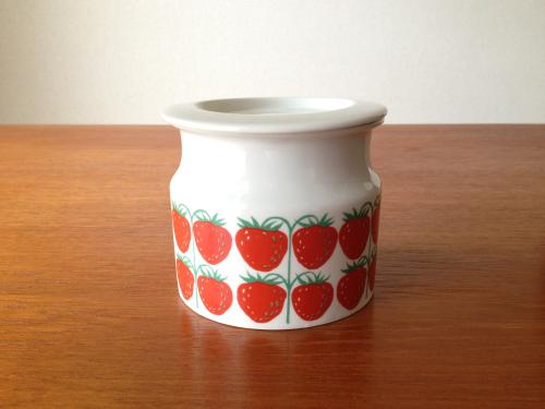 ARABIA/アラビア Pomona/ポモナ ジャムポットH9cm ストロベリー 002