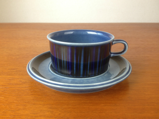 ARABIA/アラビア Kosmos/コスモス ティーカップ＆ソーサー ブルー 002