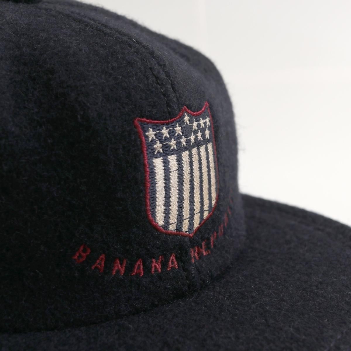 1990s USA製 バナナリパブリックキャップ | ヴィンテージ ウール混