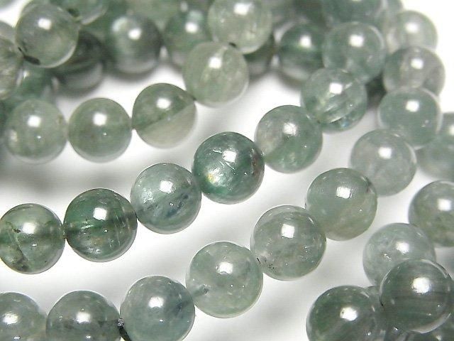 タンザニア産グリーンカイヤナイト ラウンド7mm 【ダークカラー