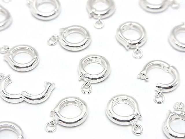 Silver925 丸カン付きバチカン(クリッカー) 生地 1個 - 天然石ビーズ