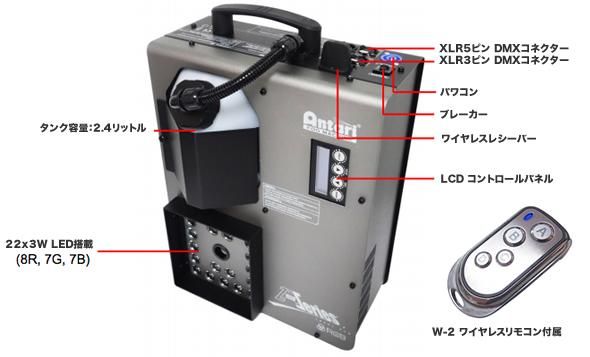 ANTARI（アンタリ）『Z-1520 RGB』スモークマシン