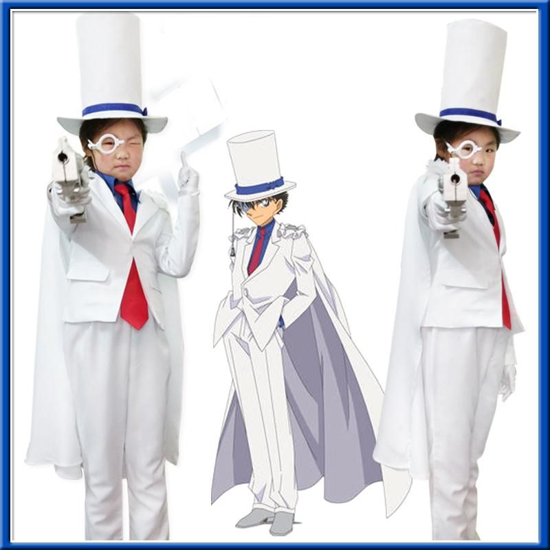 名探偵コナン 怪盗キッド 風 子供向け キッズ用大人用 コスプレ衣装