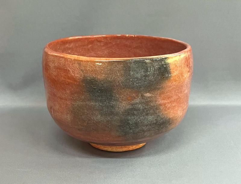 佐々木松楽作 赤楽茶碗（上） （紙箱入） - 茶道具 小西康 WEBSHOP