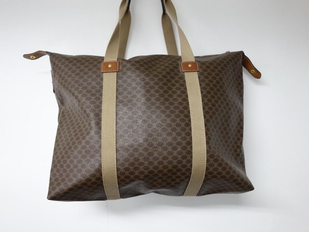 OLD CELINE オールド セリーヌ マカダム柄 トートボストンバッグ