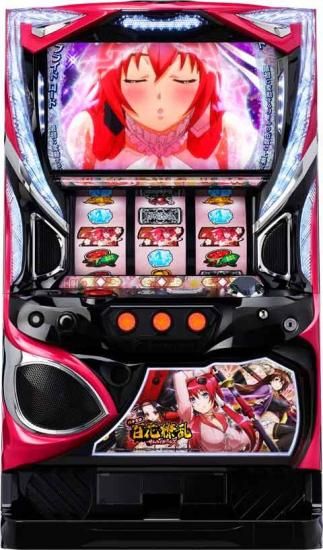 5号機 百花繚乱サムライガールズ スロット リールストッパー付き 5号機