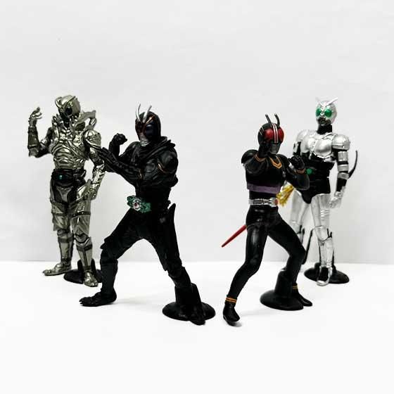 バンダイ HG仮面ライダーBLACK SUN X 仮面ライダーBLACK 全4種フルセット