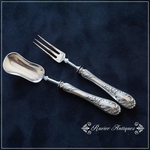 AntiqueSilver！とても素敵な純銀製カトラリーセットです♪