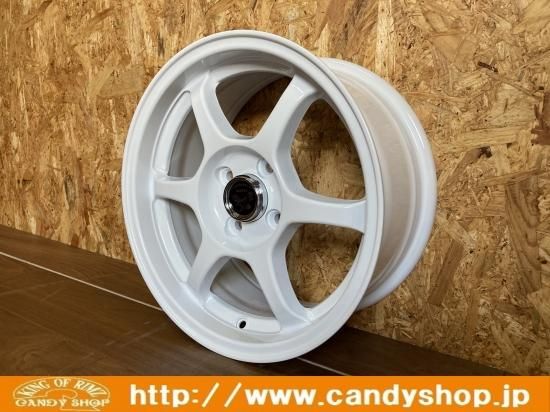 新品】業販ok!1セットのみ15インチ7J白PCD100-4穴5本スポーク☆ - BIG