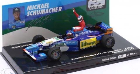 ミニチャンプス 517950601 1/43 ベネトン ルノー B195 ミハエル