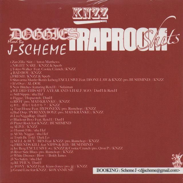 MixCD-DOGGIES TRAP ROOM SHIT$ KNZZ / mixed by J-SCHEME-Fedup