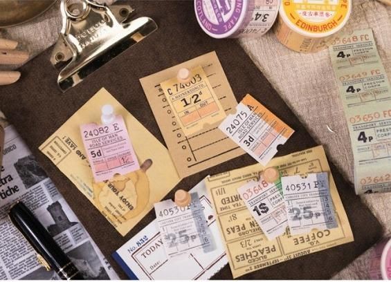 イギリスバスチケット風！おしゃれなロールシール