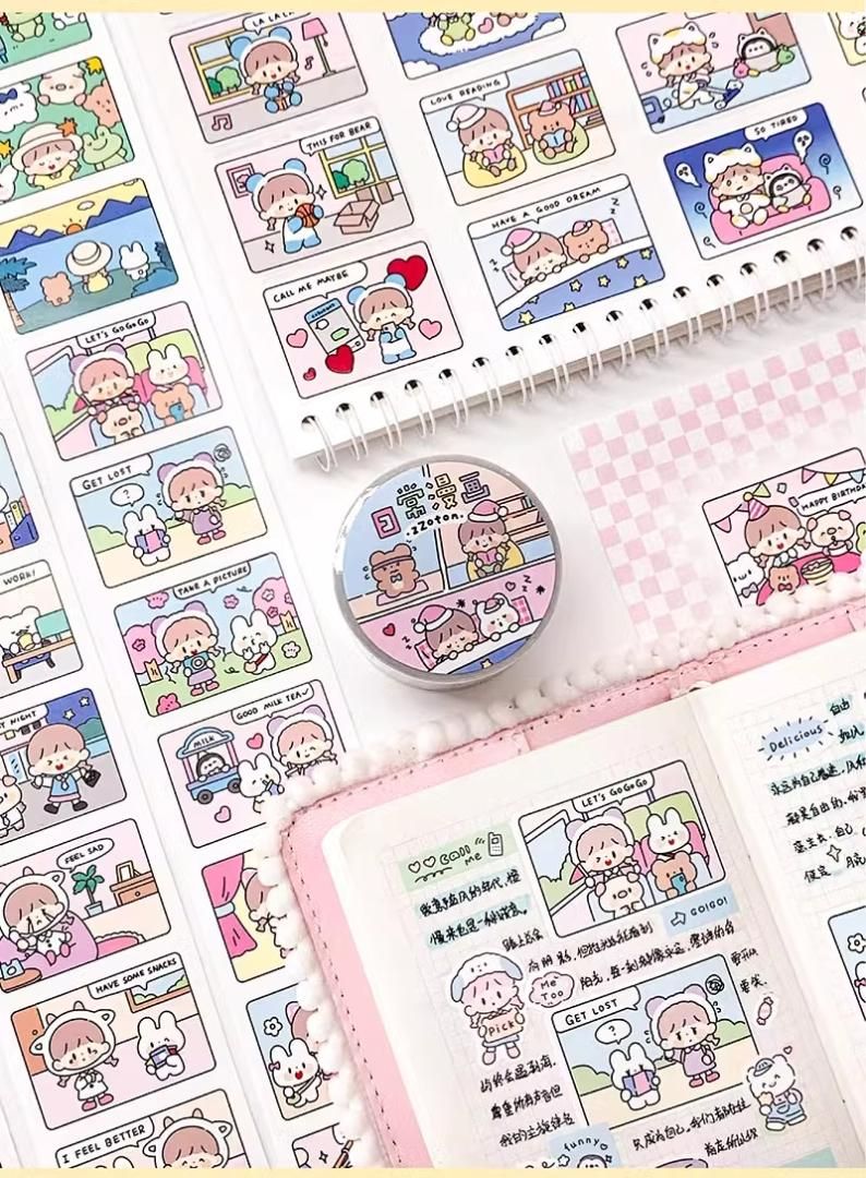 Molinta】たっぷり使える！ロールシール -阿卓日常漫画