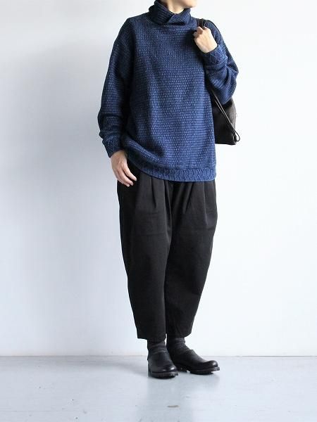 Porter Classic / BEATNIK KENDO KNIT - BLUE (ポータークラシック