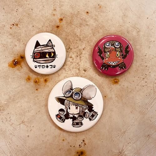 ◇渡辺けんじオリジナル イラスト カンバッジセット◇ビジュアドール