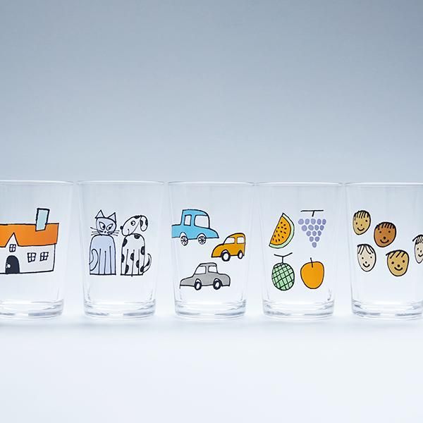 yamyam PRODUCTS 2023 RABBIT / NUMBER GLASS