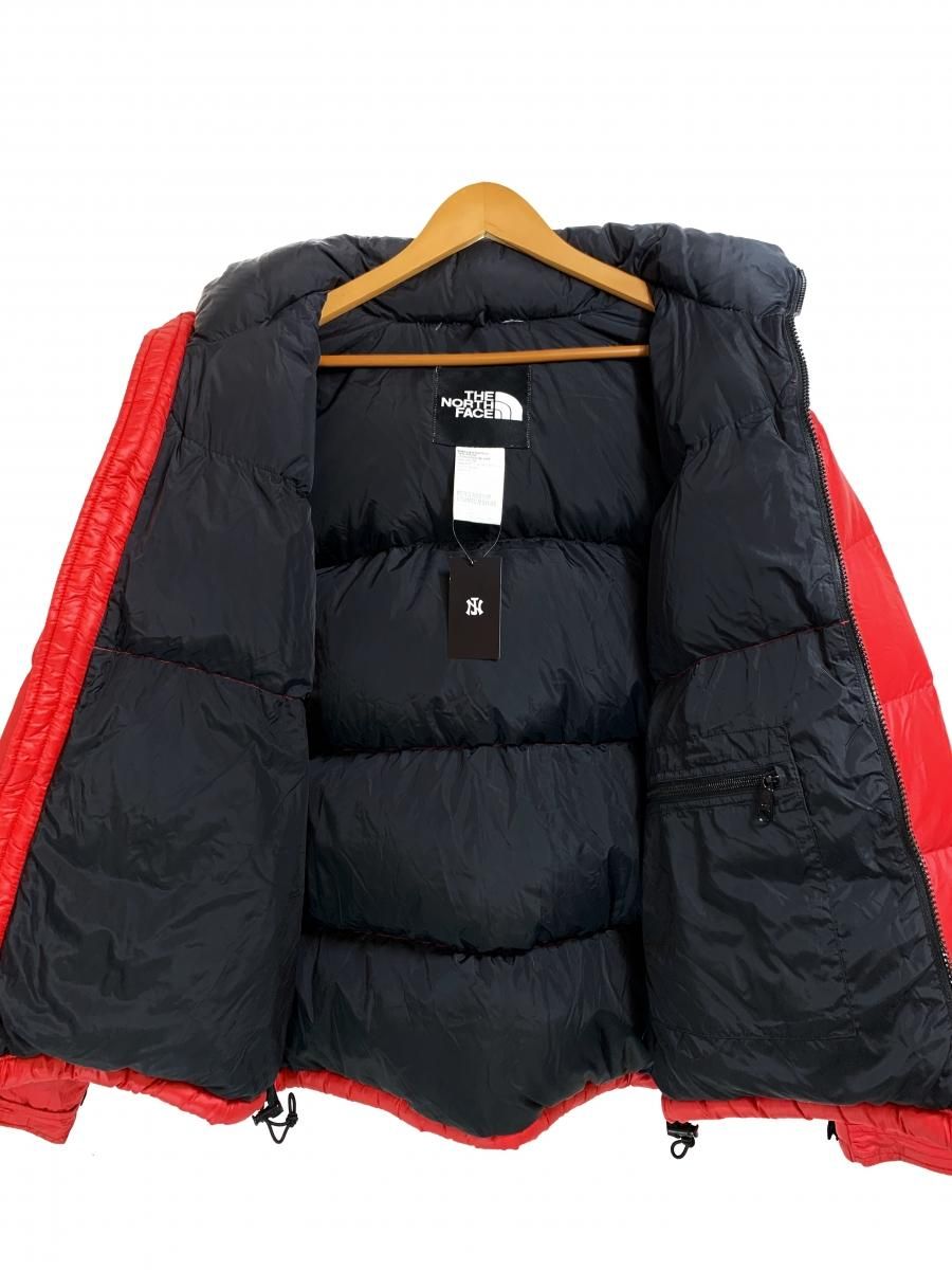 90s THE NORTH FACE Nuptse Jacket 赤黒 M ノースフェイス ヌプシ