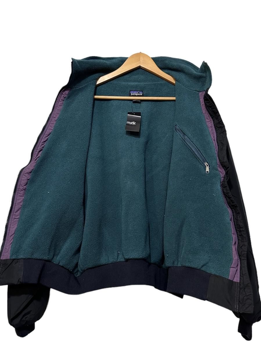 USA製 90s patagonia Shelled Synchilla Jacket 黒緑 L パタゴニア