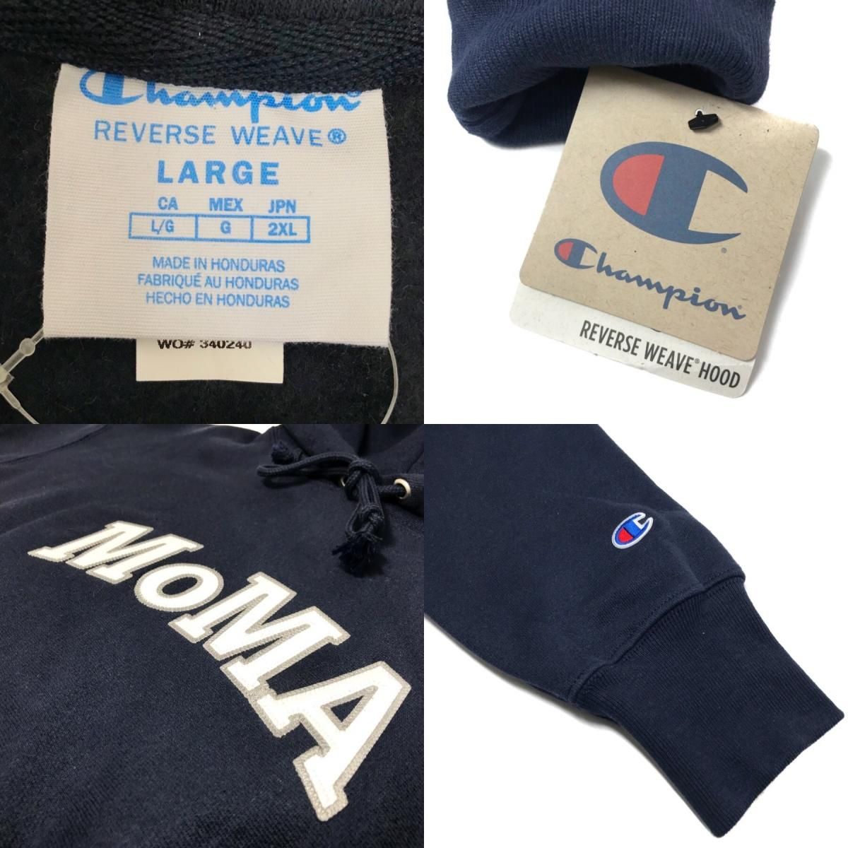 新品 Champion × MoMA Limited Edition Reverse Weave Sweat Hoodie