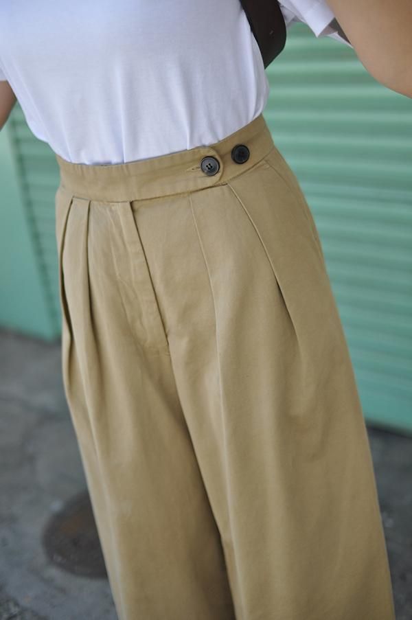 DRIES VAN NOTEN(ドリスヴァンノッテン) チノワイドパンツ - Lubb