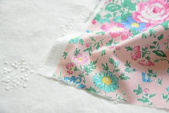 輸入リバティ オーガニックタナローン エレンローズ ピンク Liberty