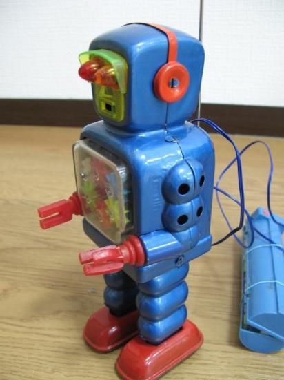 即納！激レア！ 完動品 吉屋 HIGH-WHEEL ROBOT 電動リモコン ブリキ