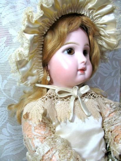 即納 アンティーク ビスクドール Jumeau テート ジュモー クローズド