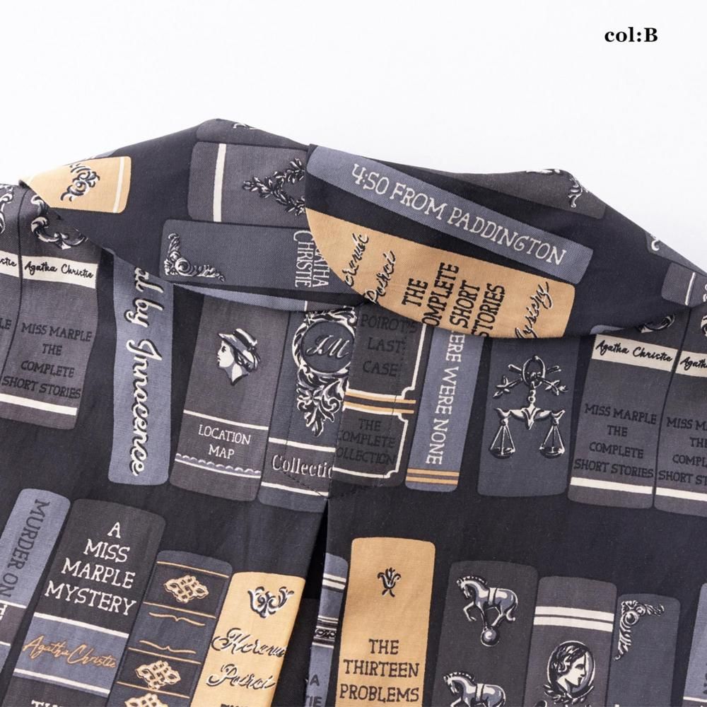 Agatha's libraryリボンタイシャツ - Jane Marple Online Shop