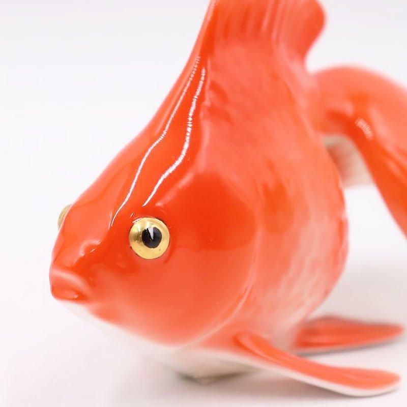 昭和初期アンティーク金魚オブジェ 縁起物ノリタケ
