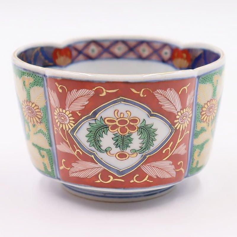 大正時代のアンティーク伊万里小鉢 華やか極彩色