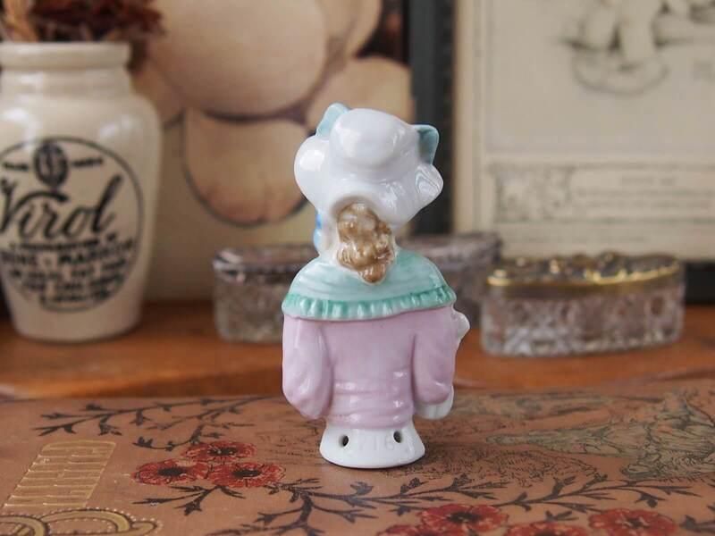 アンティーク ハーフドール ピンクッションドール - アンティーク