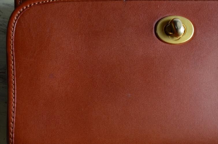 オールドコーチ レザー 2way ショルダーバッグ 茶色