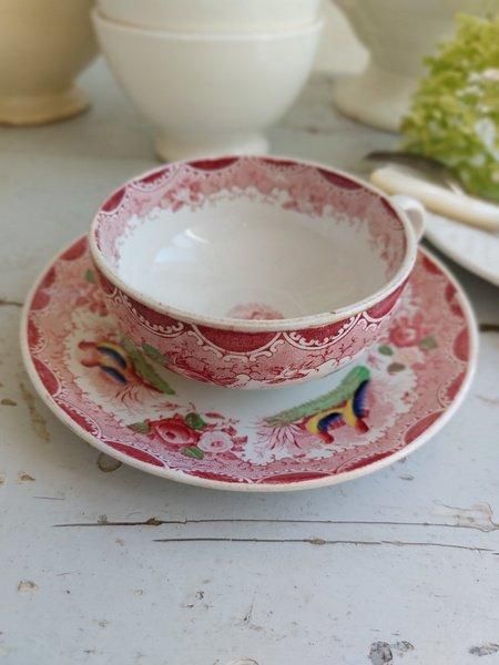 アンティークサルグミンヌカップ&ソーサー - アンティークモール