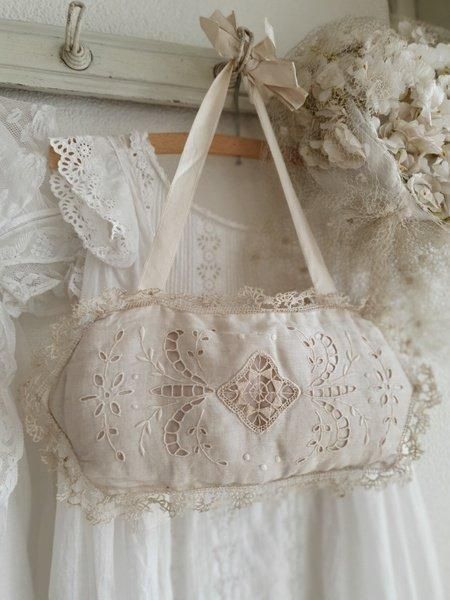 フランス 1930年代 アンティークレースクッション