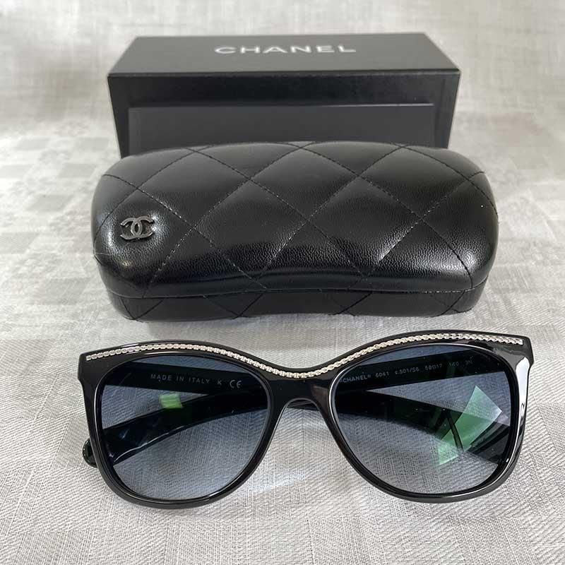 シャネルサングラスキルティングケース付き