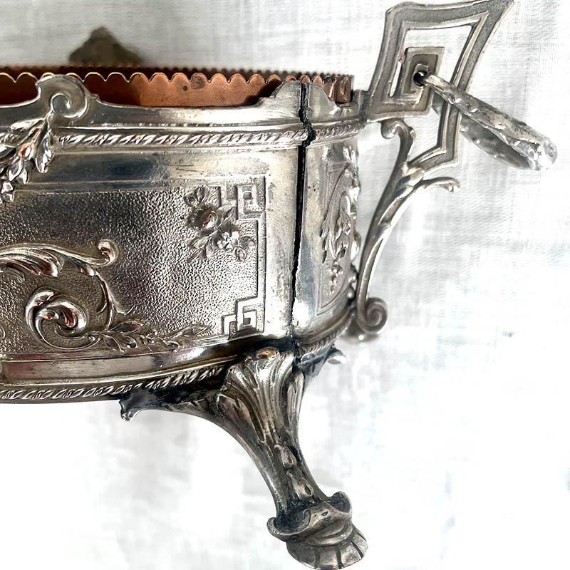 フランス製華やかジャルディニエール花器