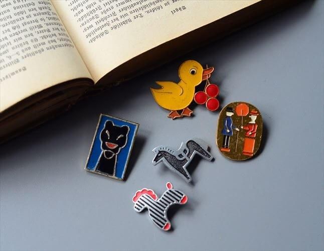 東欧 USSR ヴィンテージ 馬のブローチ アンティーク