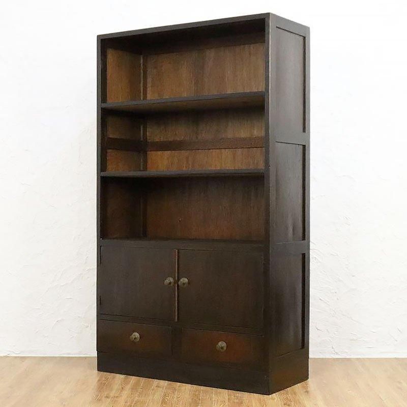 昭和レトロ 食器棚 日本製 アンティークシェルフ