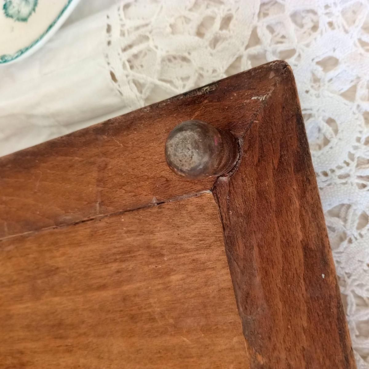 フランスアンティークの暖かみある鍋敷き