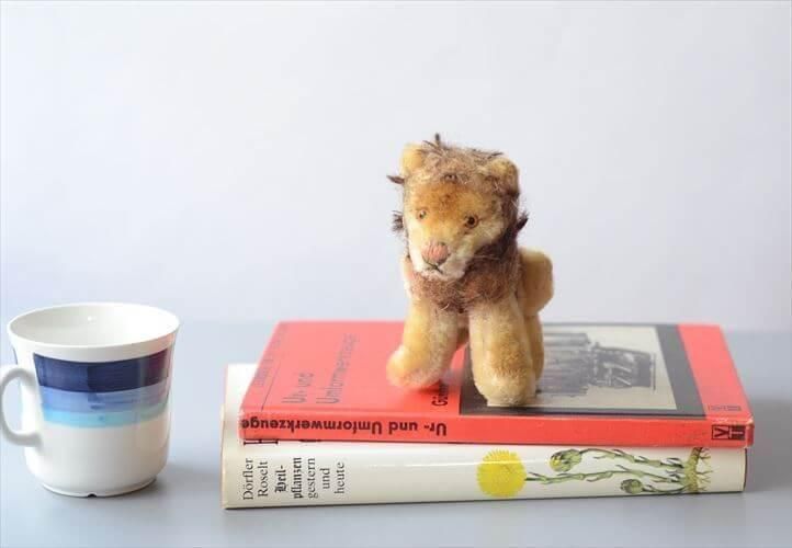 ドイツ製ヴィンテージぬいぐるみ 希少なライオンLeo