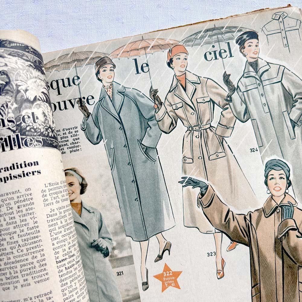 フランスのヴィンテージ婦人雑誌 1950年代