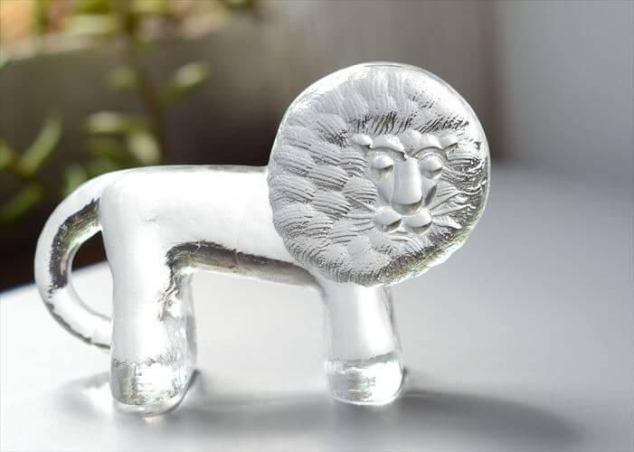 スウェーデン製 KOSTA BODA ZOO ガラス ライオン Lejon Bertil Vallien
