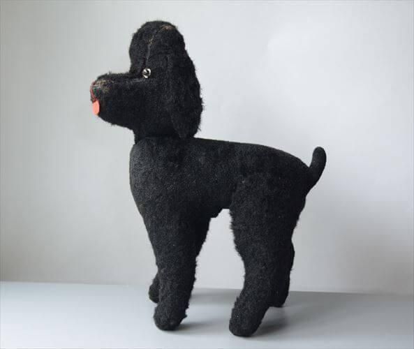 ドイツ1960s モヘア プードル ぬいぐるみ