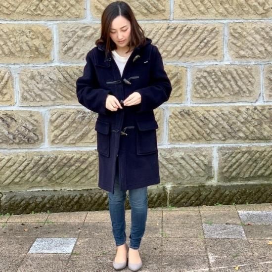 ロング丈 （3120）/ネイビー/ レディース ダッフルコート