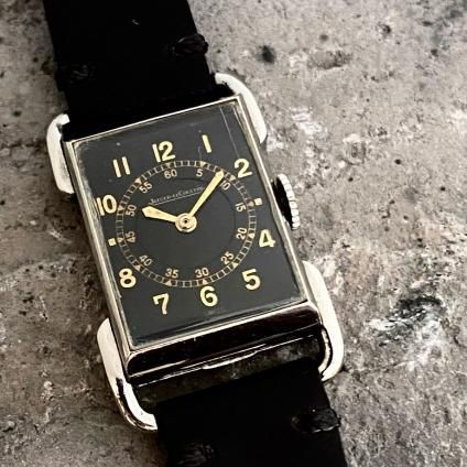 Jaeger Le Coultre（ジャガールクルト） 希少 黒文字盤