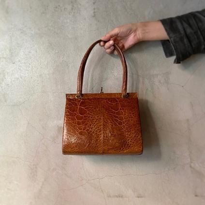 Vintage Turtle Leather Bag（カメ革 ヴィンテージバッグ） - JeJe