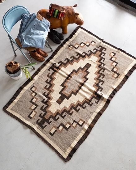 VINTAGE】Navajo Rug 