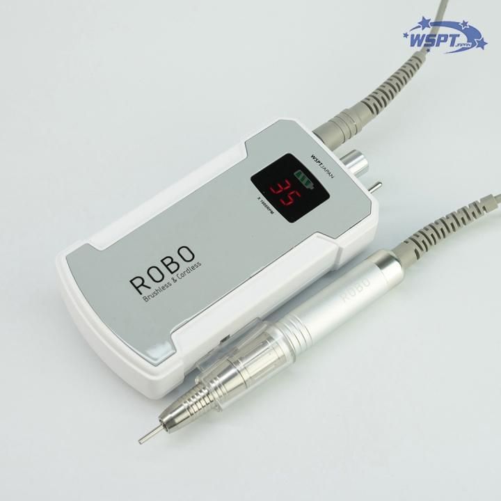 鯨岡先生おすすめ！】 ネイルマシン ROBO ロボ 充電式 ブラシレス 液晶