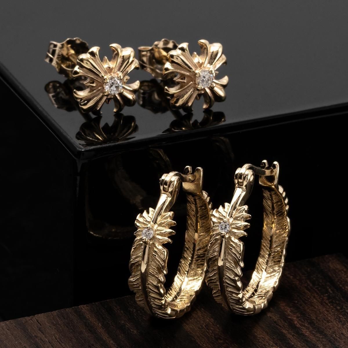 ダイヤモンド 10K イエローゴールド ピアス - AVALANCHE OFFICIAL STORE